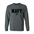 thumbnail image 1 of U.S. Navy Anchor Adult Long Sleeve T-shirt, 1 of 3