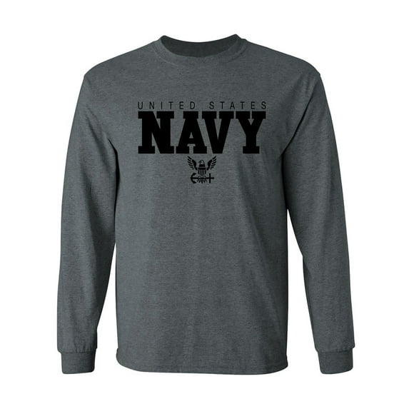 U.S. Navy Anchor Adult Long Sleeve T-shirt