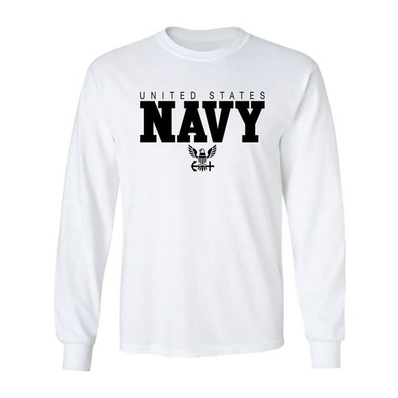 U.S. Navy Anchor Adult Long Sleeve T-shirt