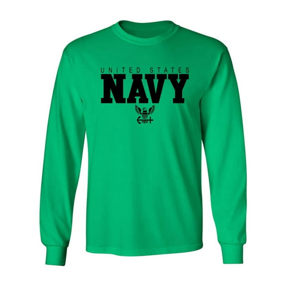 U.S. Navy Anchor Adult Long Sleeve T-shirt