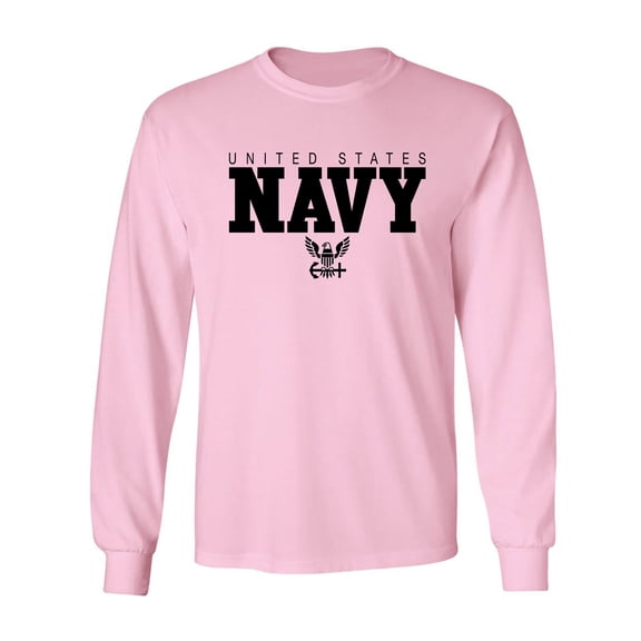 U.S. Navy Anchor Adult Long Sleeve T-shirt