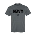 thumbnail image 1 of U.S. Navy Anchor Adult Short Sleeve T-shirt, 1 of 4