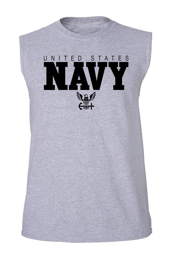 U.S. Navy Anchor Adult Sleeveless Tee