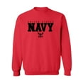 thumbnail image 1 of U.S. Navy Anchor Crewneck Sweatshirt, 1 of 3