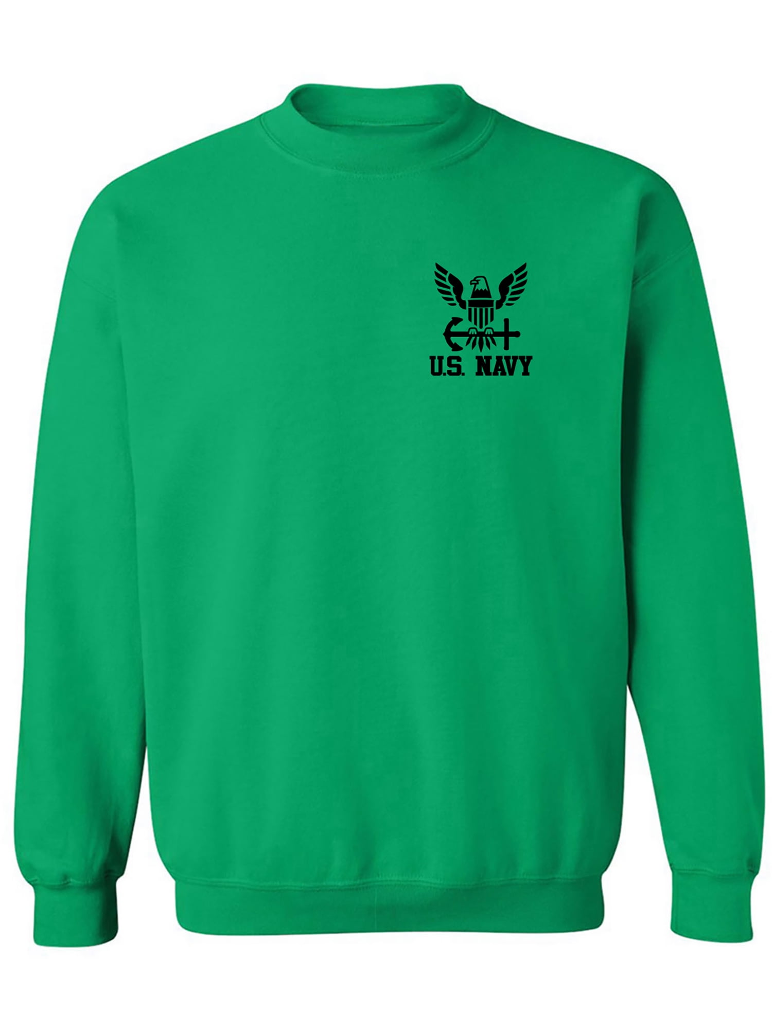 Pattern Print Anchor Nautical Women Crewneck Sweatshirt
