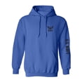 thumbnail image 1 of U.S. Navy Black Sleeve Print Adult Hooded Sweatshirt, 1 of 3