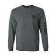thumbnail image 1 of U.S. Navy Black Sleeve Print Adult Long Sleeve T-shirt, 1 of 3