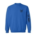 thumbnail image 1 of U.S. Navy Black Sleeve Print Crewneck Sweatshirt, 1 of 3