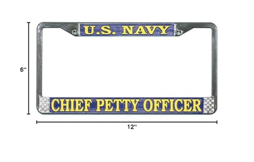 U.S. Navy Chief Petty Officer License Plate Frame