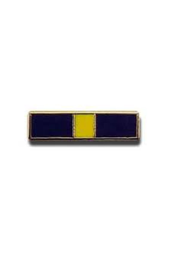 U.S. Navy Distinguished Service Medal Mini Ribbon Bar Pin, 11/16" 1/8", Butterfly Clutch Back