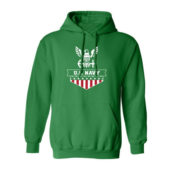 U.S. Navy Flag Adult Hooded Sweatshirt