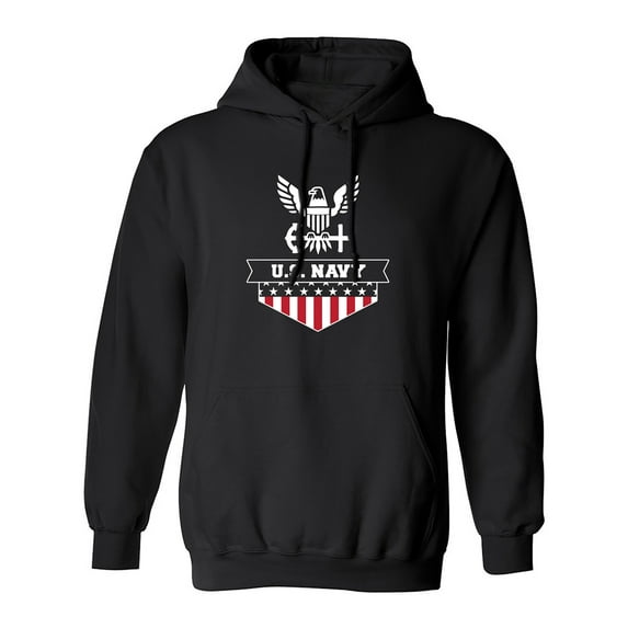 U.S. Navy Flag Adult Hooded Sweatshirt