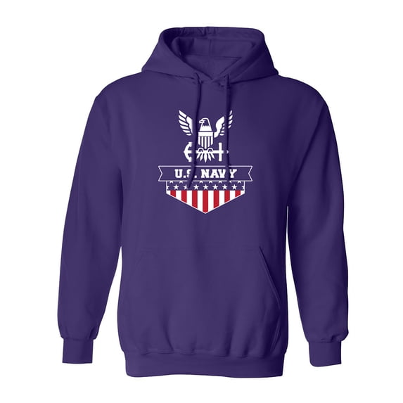 U.S. Navy Flag Adult Hooded Sweatshirt