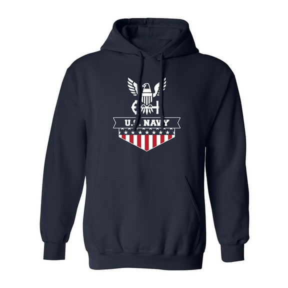 U.S. Navy Flag Adult Hooded Sweatshirt