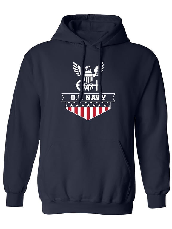 U.S. Navy Flag Adult Hooded Sweatshirt