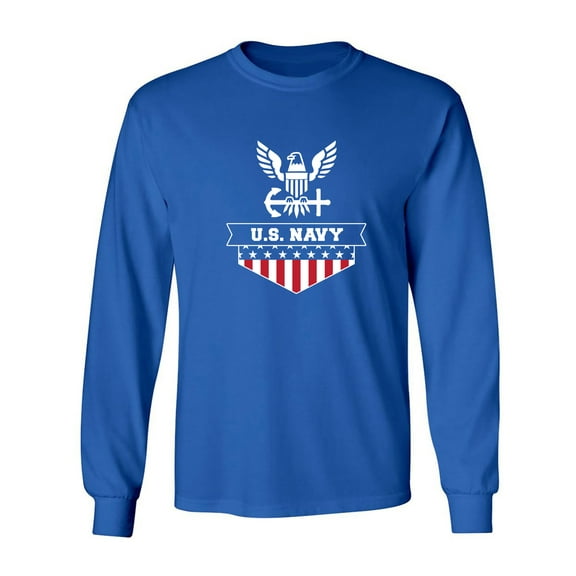 U.S. Navy Flag Adult Long Sleeve T-shirt