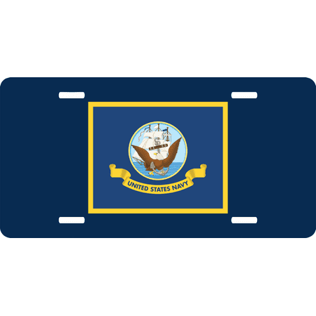 U.S. Navy Flag License Plate
