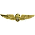 thumbnail image 1 of Eagle Emblems P16271 Wing Pin - USN, Flight Surgeon - Gold - 2.5 in., 1 of 1
