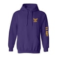 thumbnail image 1 of U.S. Navy Gold Sleeve Print Adult Hooded Sweatshirt, 1 of 3