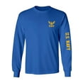thumbnail image 1 of U.S. Navy Gold Sleeve Print Adult Long Sleeve T-shirt, 1 of 3