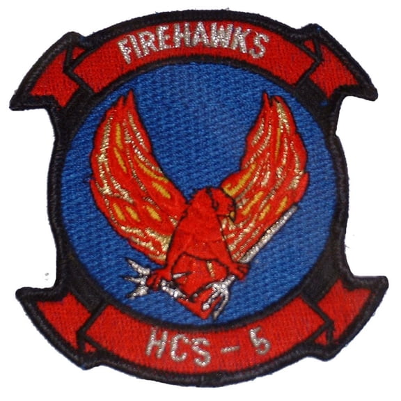 Eagle Emblems PM5311 Patch - USN, Firehawk Hcs - 5 - 3.5 in.