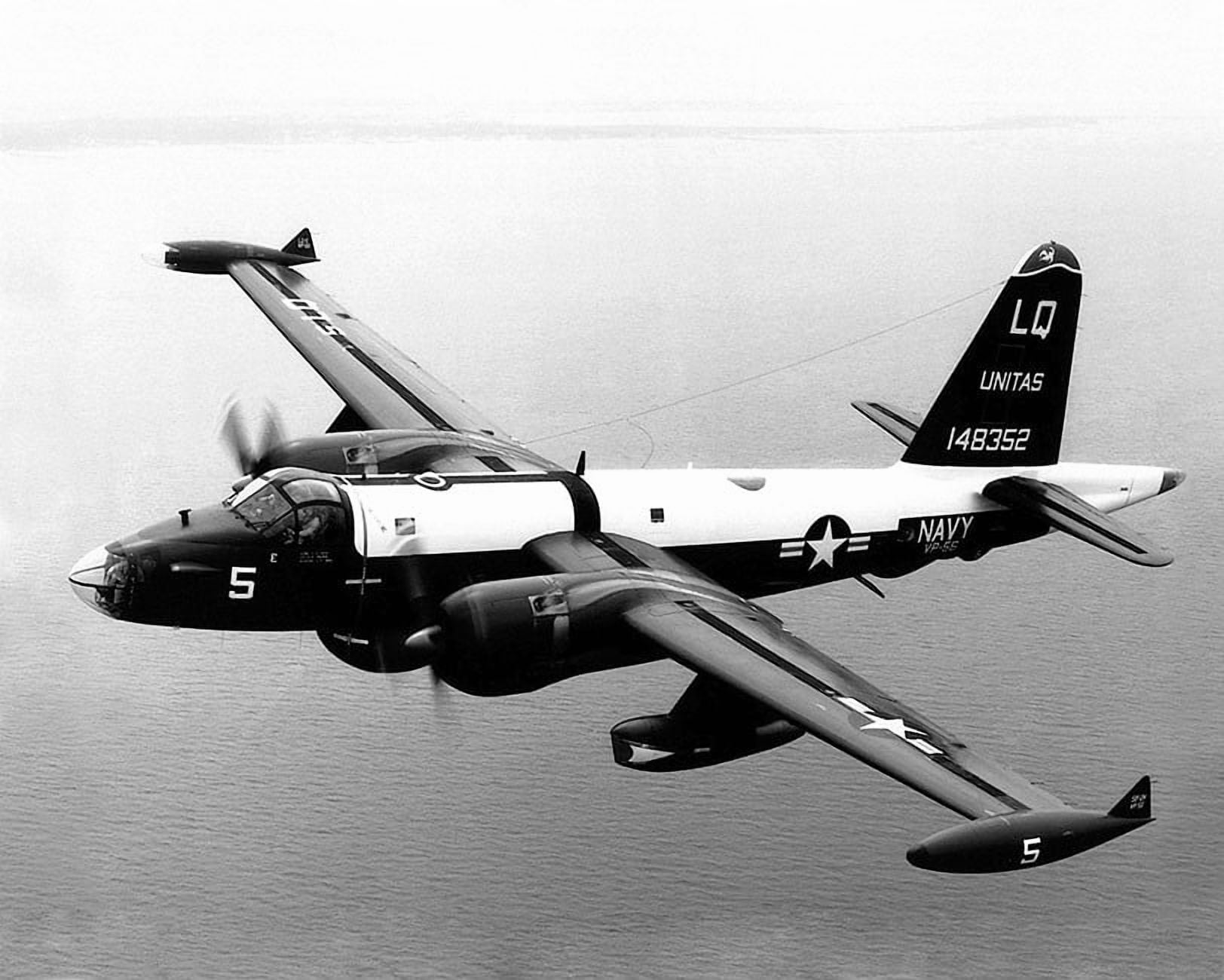 U.S. Navy Lockheed P-2 (P2V) Neptune in Flight - 20x30 Inch Laminated ...