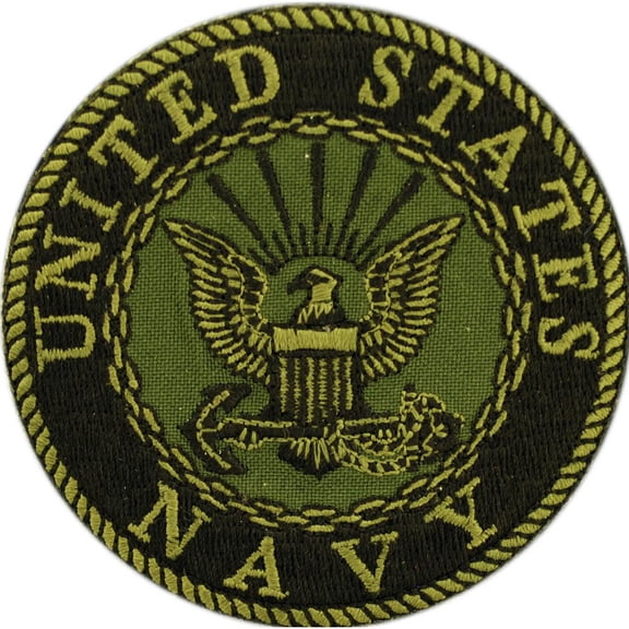 U.S. Navy Logo Patch Green 3"