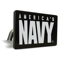 [U.S. Navy Officially Licensed Product] - America's Navy Premium QuaIity Anodized Billet Aluminum Laser Etched UV Resistant Metal Trailer/Tow Hitch Cover for 2" Receivers, for Truck, SUV or Car