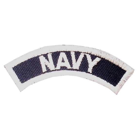 U.S. Navy Patch Black & White 2 3/4"
