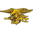 thumbnail image 1 of Eagle Emblems PM0401 Patch - USN, Seal Trident - 4 in., 1 of 1