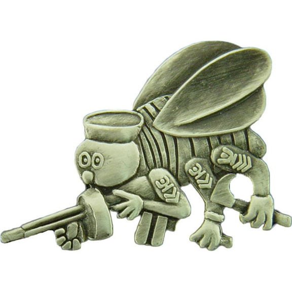 Eagle Emblems P14995 Pin - USN, Seabees, Emblem - 1 in.