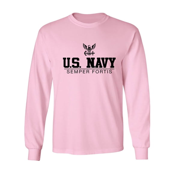 U.S. Navy Semper Fortis Adult Long Sleeve T-shirt