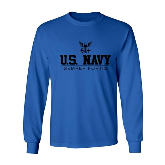 U.S. Navy Semper Fortis Adult Long Sleeve T-shirt
