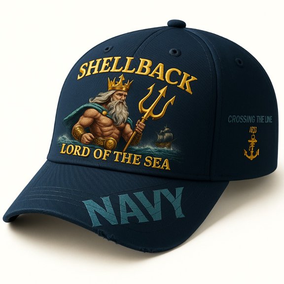 U.S. Navy Shellback Cap: Lord of the Sea
