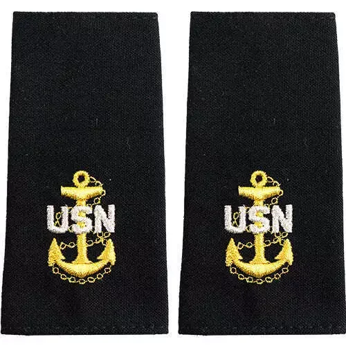 U.S. Navy Soft Shoulder Mark E-7 Senior Chief Petty Officer Genuine