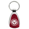 thumbnail image 1 of U.S. Navy Teardrop Key Chain (Burgundy), 1 of 2