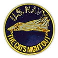 thumbnail image 1 of Eagle Emblems P15118 Pin - USN, Cats Night Out - 1.38 in., 1 of 1