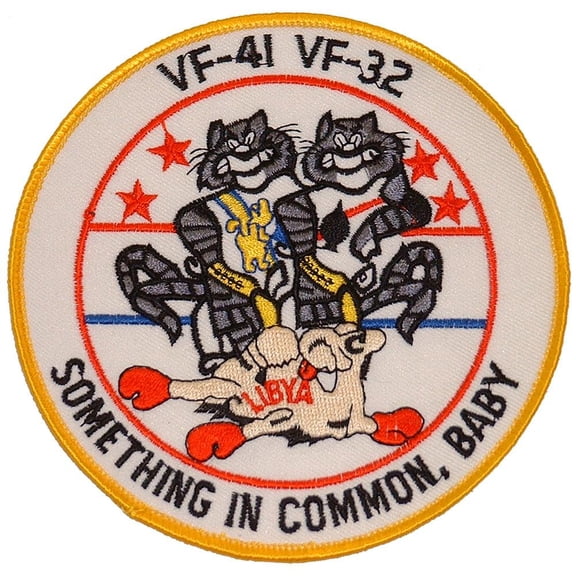 Eagle Emblems PM5967 Patch - USN, Tomcat, Something - 3.25 in.