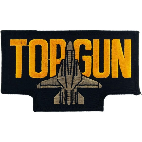 U.S. Navy Top Gun Patch Black & Yellow 3"
