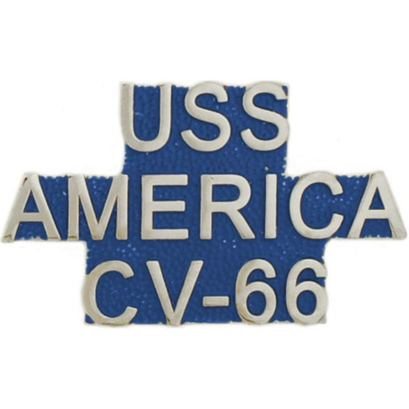 Eagle Emblems P15541 Pin - USS, America - Script - 1.25 in.