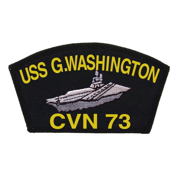 U.S. Navy USS G. Washington CVN 73 Patch 2 1/4" x 4"
