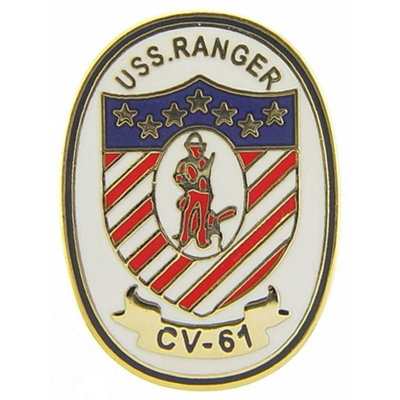 Eagle Emblems P15420 Pin - USS, Ranger - 1 in.