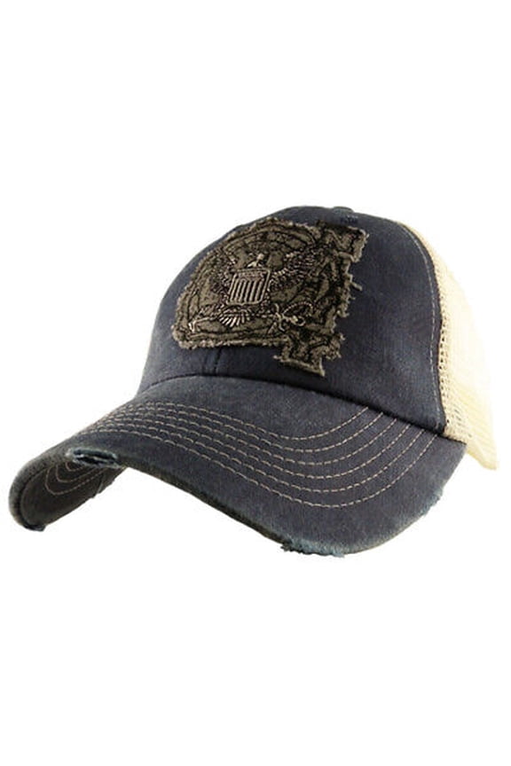 U.S. Navy University Hat / USN Vintage Mesh Baseball Cap