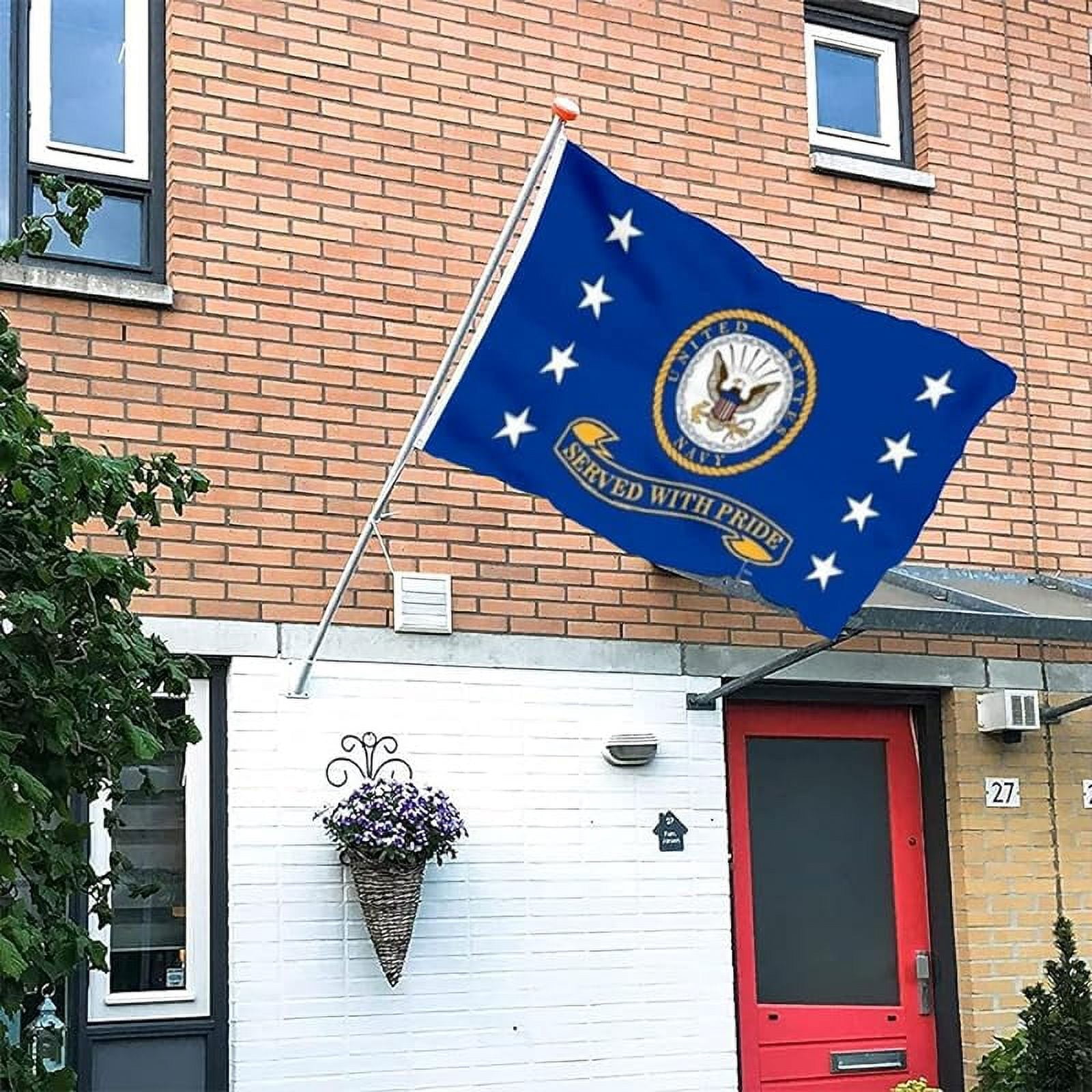 U.S. Navy- Veteran Flag 3x5 Ft - UV Fade Resistant Double Sided and ...