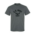 thumbnail image 1 of U.S. Navy Vintage Arch Logo with black ink Adult Short Sleeve T-shirt, 1 of 4