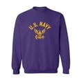 thumbnail image 1 of U.S. Navy Vintage Arch Logo with gold ink Crewneck Sweatshirt, 1 of 3