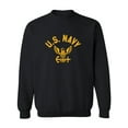 thumbnail image 1 of U.S. Navy Vintage Arch Logo with gold ink Crewneck Sweatshirt, 1 of 3