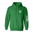 thumbnail image 1 of U.S. Navy White Sleeve Print Adult Hooded Sweatshirt, 1 of 3