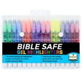 thumbnail image 1 of U.S. Office Supply Bible Safe Gel Highlighters, Pack of 16 - 2 Sets of 8 Bright Neon Fluorescent Highlight Colors Yellow, Orange, Pink, Purple, Green, Blue - Won't Bleed, Fade or Smear - Study Guide, 1 of 7