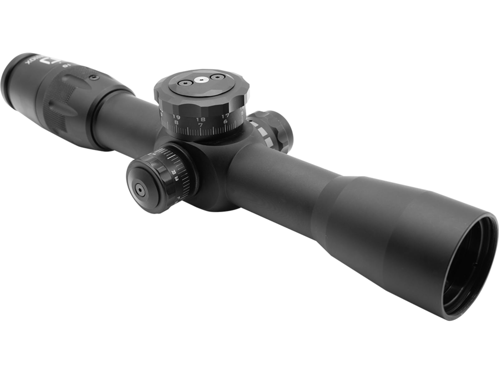 U.S. Optics FDN-10X 1.8-10x40mm Rifle Scope, 34mm Tube, First Focal Plane, JNG MIL Reticle, 1/10 MIL Elevation, Windage Adjustment, Matte Black, Small